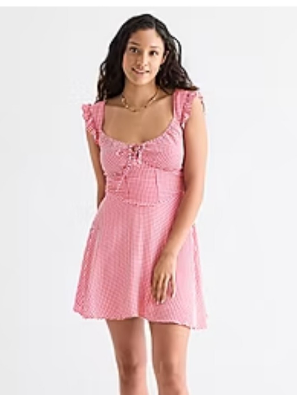 Arizona Womens Juniors Sweetheart Neck Short Sleeve Cap Fit + Flare Dress